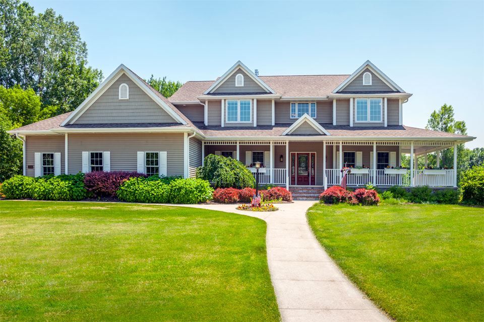 Exterior image of a large house